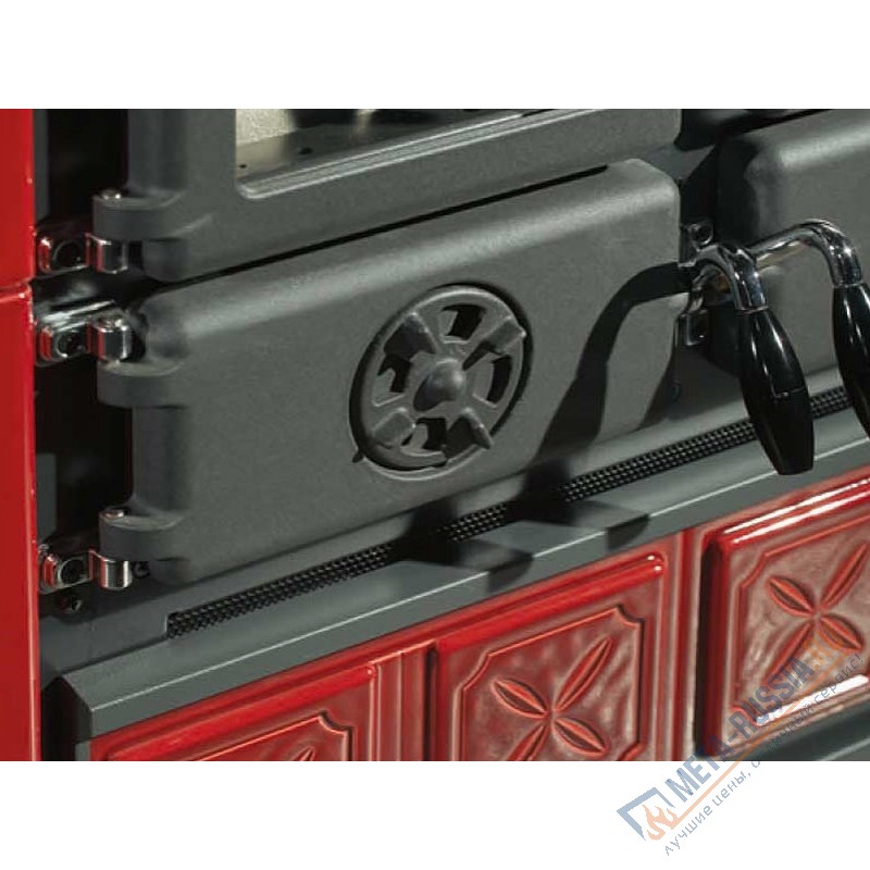 Печь-камин La Nordica Rosetta Sinistra BII Bordeaux (бордовый)