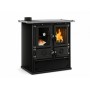 Печь-камин La Nordica Rosetta Sinistra Bill STEEL ANTRACITE (черный)