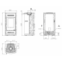Печь-камин La Nordica Oriana legno (черный)