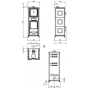 Печь-камин La Nordica Rossella Plus Forno Petra (в камне)