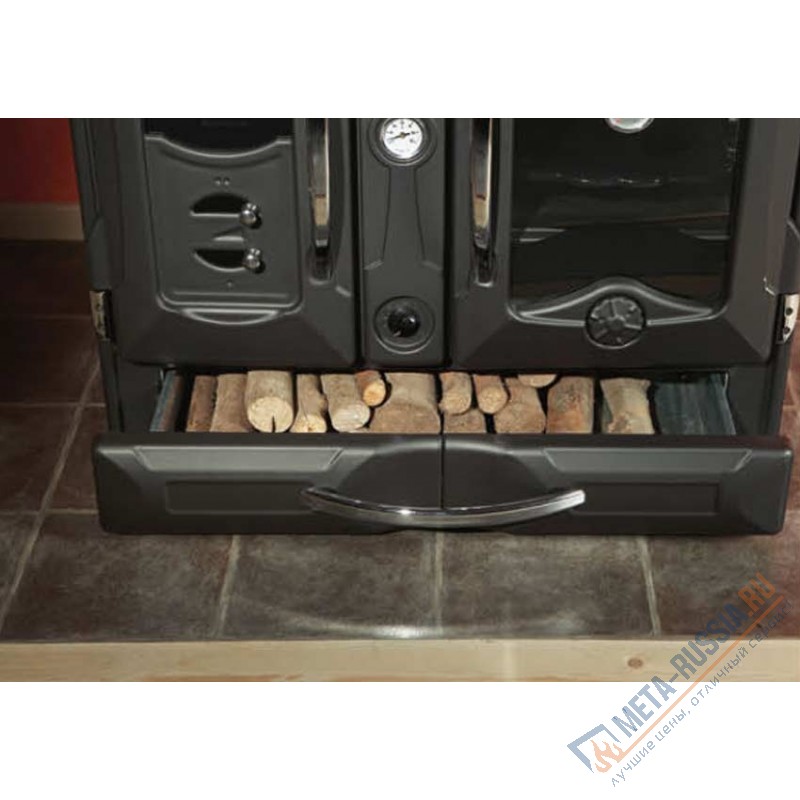 Печь-камин La Nordica TermoSuprema Compact D.S.A. Nero (черный)