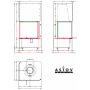Каминная топка ASTOV П2С 6057 L