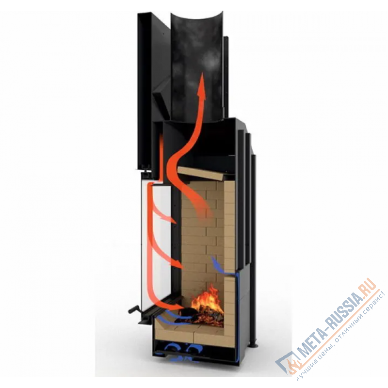 Каминная топка ASTOV П2С 8457 L