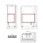 Каминная топка ASTOV П2С 8457 L
