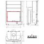 Каминная топка ASTOV ПС 8063 У