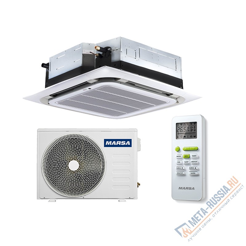 Кондиционер кассетный Marsa MRK-36HTNE-W/ MRK-36UHTN
