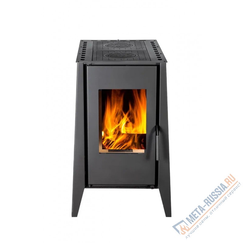 Печь-котел Экокамин Деревенька две конфорки (теплообменники опционно)