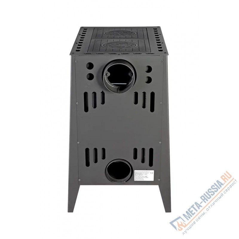 Печь-котел Экокамин Деревенька две конфорки (теплообменники опционно)