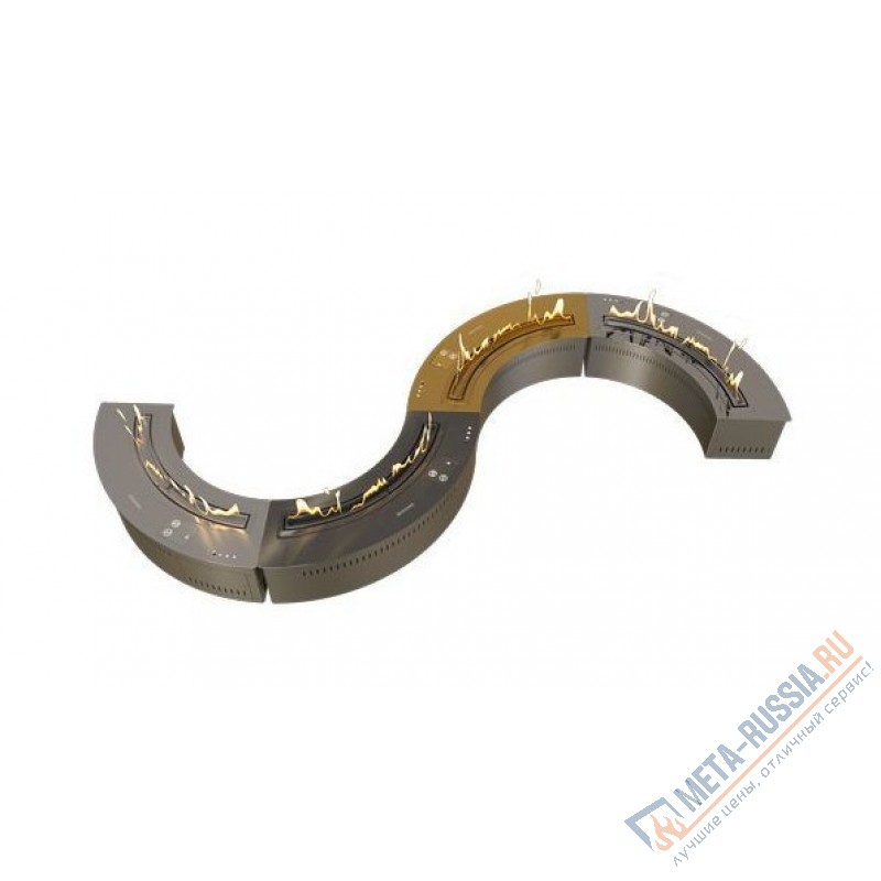 Биокамин автоматический Airtone Andalle Radial 750 Графит