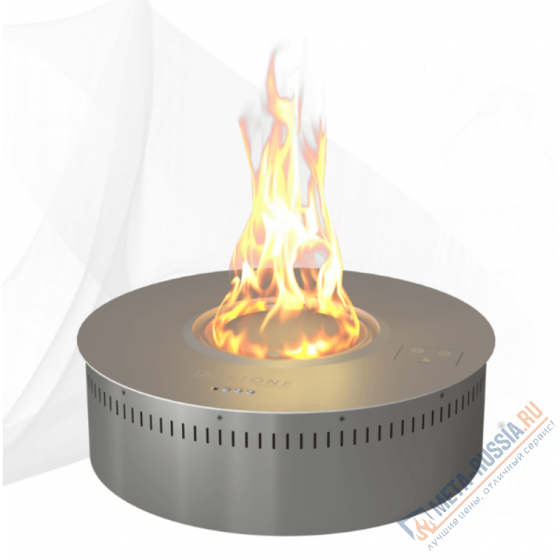Биокамин автоматический Airtone Andalle Round Серебро