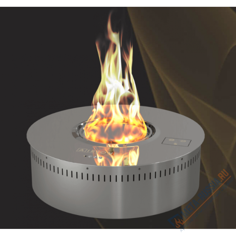 Биокамин автоматический Airtone Andalle Round Зеркало