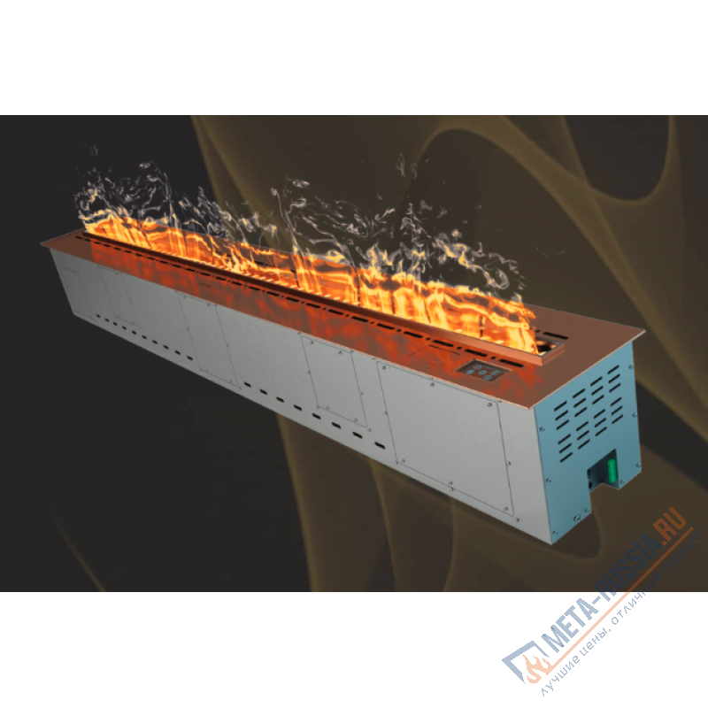 Автоматический паровой электрокамин Airtone Vepo 1200 Розовое золото-зеркало