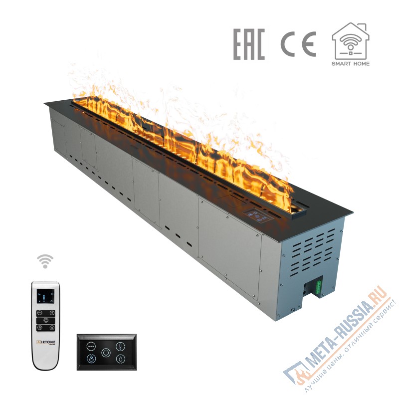 Автоматический паровой электрокамин Airtone Vepo 1500 Графит-зеркало