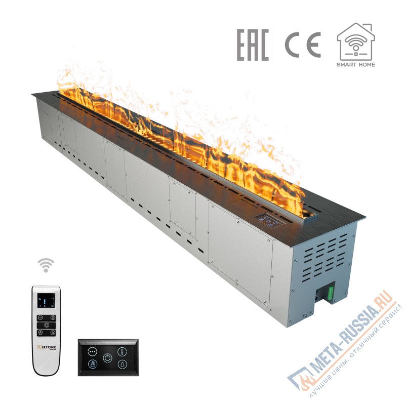 Автоматический паровой электрокамин Airtone Vepo 1800 Графит-сатин
