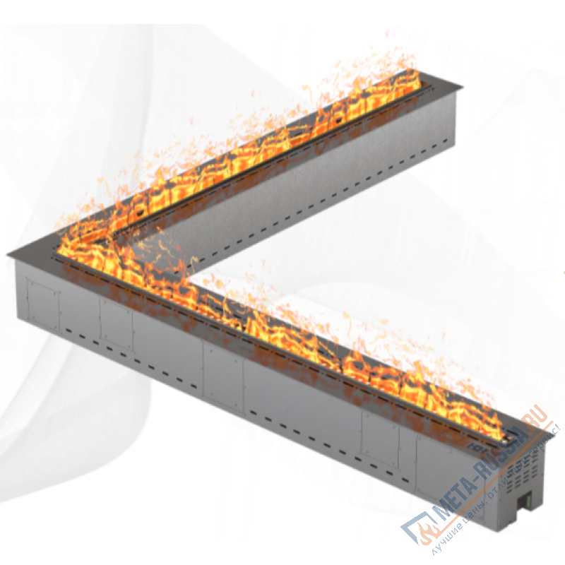 Автоматический паровой электрокамин Airtone Vepo Angle Графит-сатин