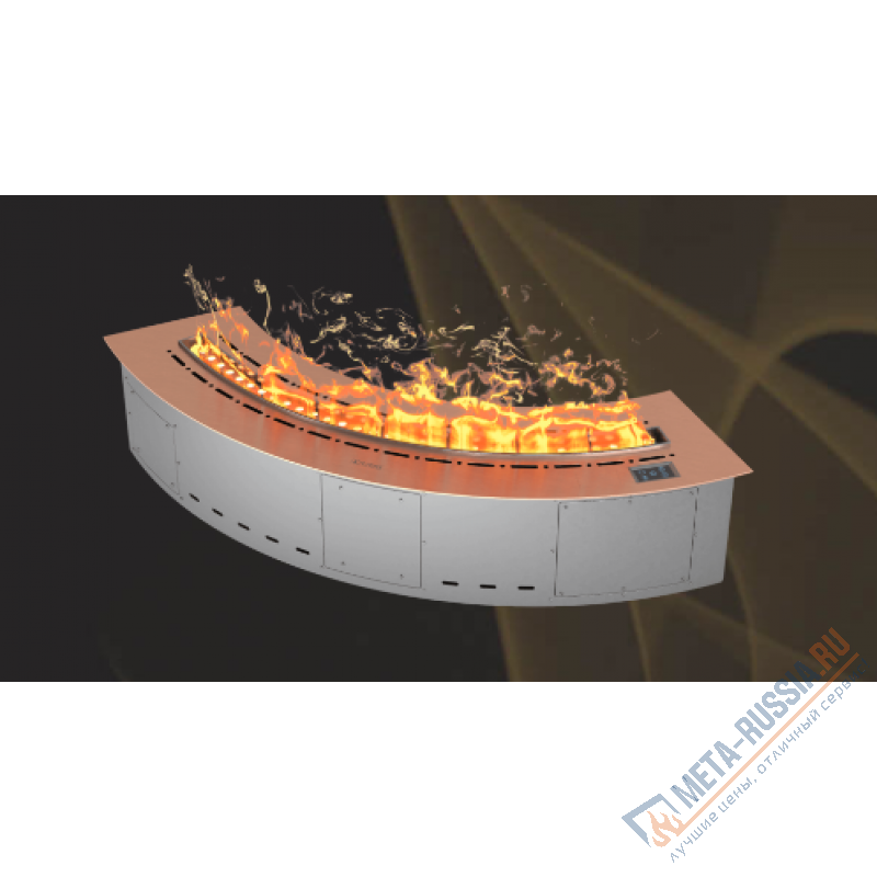 Автоматический паровой электрокамин Airtone Vepo Radial 600 Розовое золото-сатин