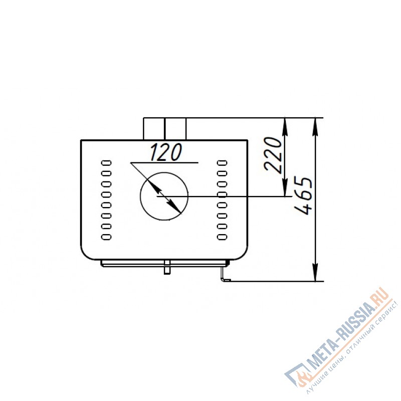 Печь-камин Экокамин Бавария Оптима PK138, д.120, длительное горение, чистое стекло, шамот