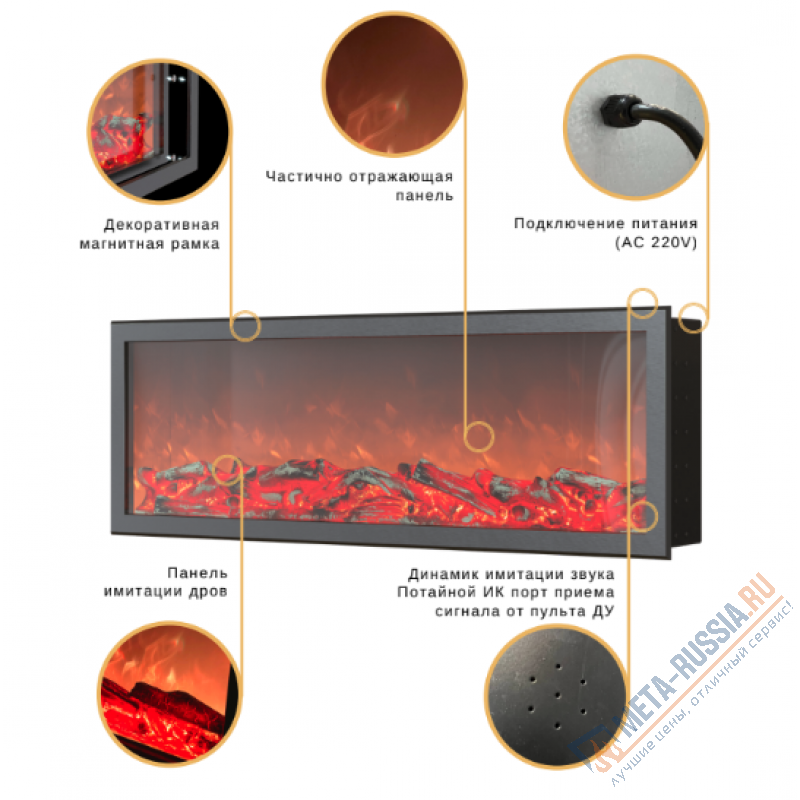 Электрический камин Airtone Plane 1500