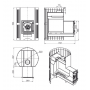 Банная печь ВЕЗУВИЙ Скиф Стандарт 28 (ДТ-4)