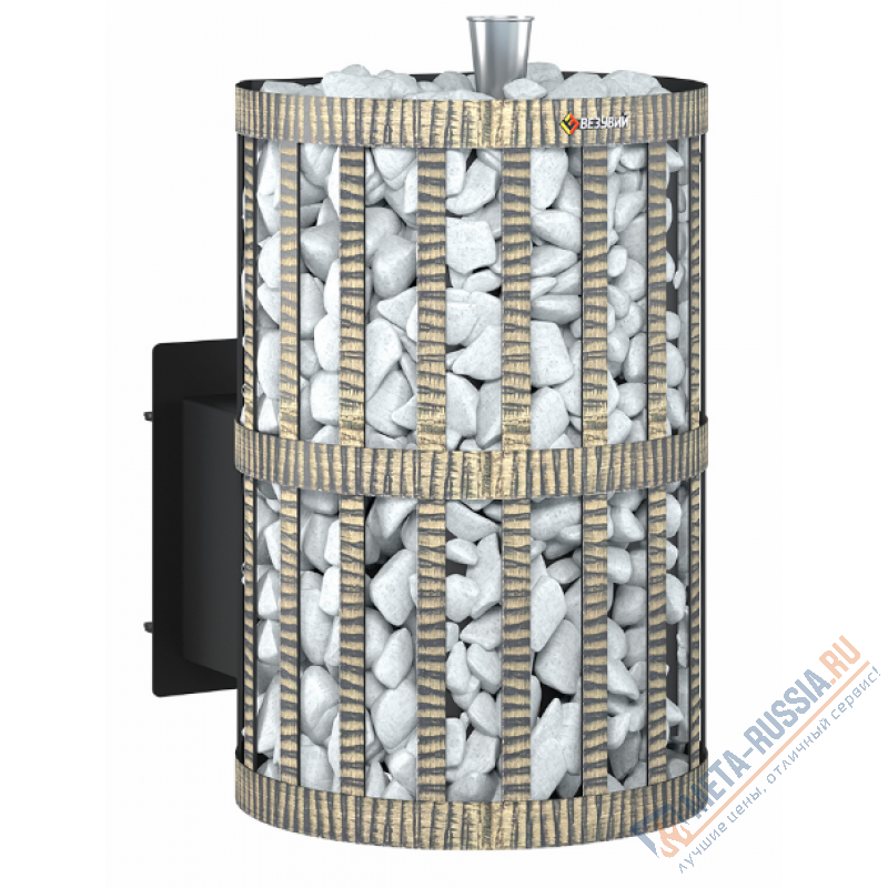 Банная печь Везувий Скиф П/Г Ковка (210) "М"