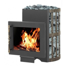 Банная печь Везувий Скиф Ковка 16 Панорама Банная печь Везувий Скиф Ковка 16 Панорама