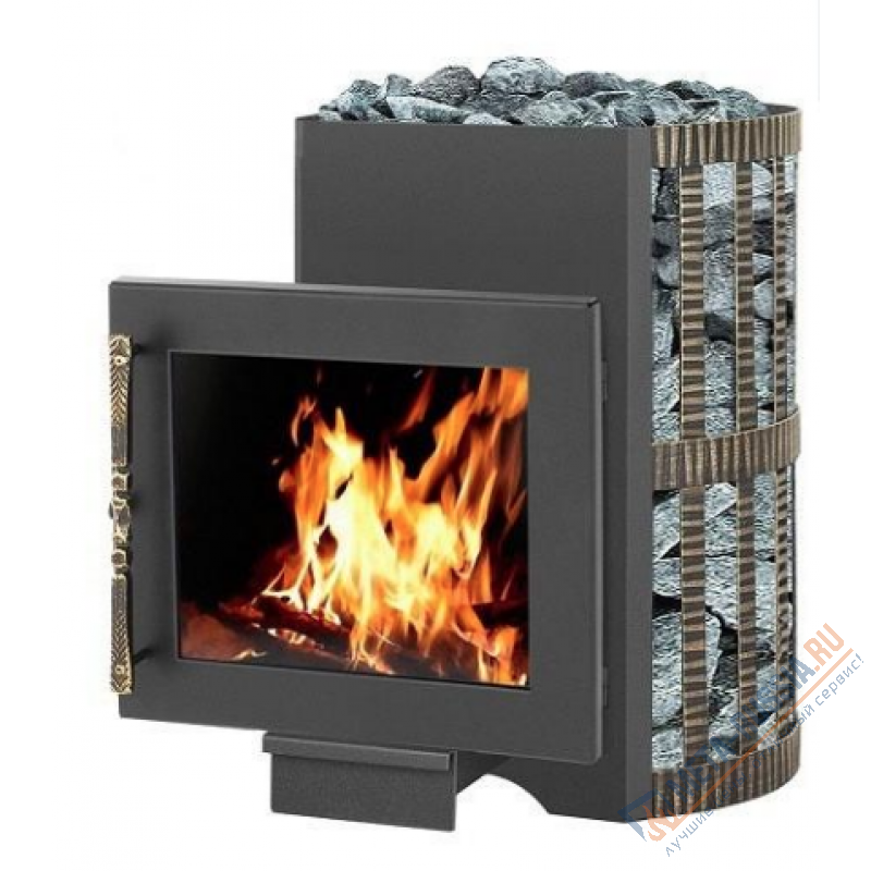 Банная печь Везувий Скиф Ковка 16 Панорама