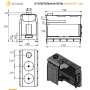 Печь отопительная Везувий Комфорт 300 (ДТ-3)