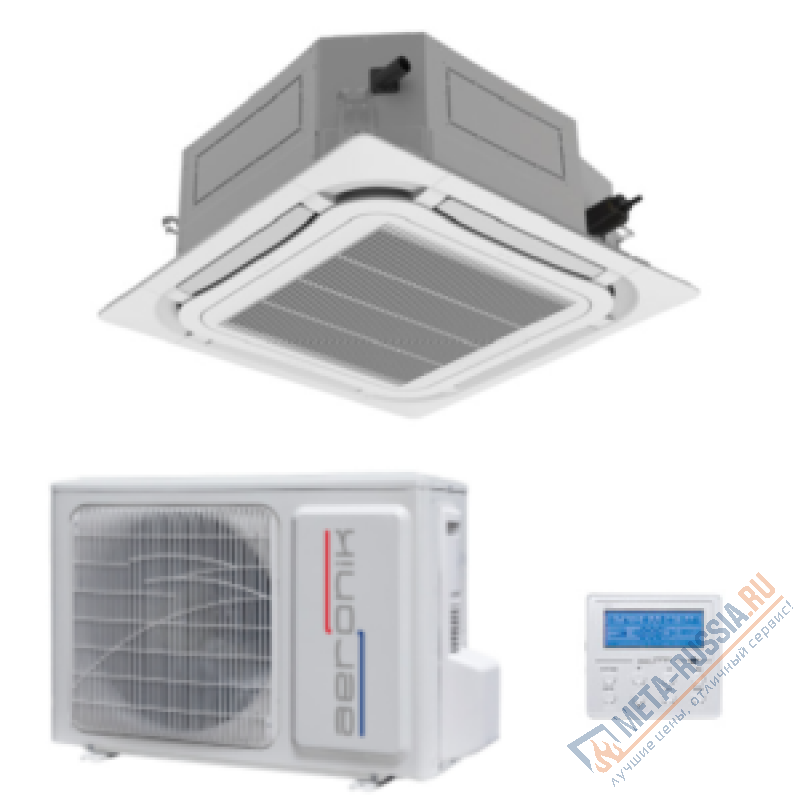 Кондиционер AERONIK ASI-AKH85T1/A-S INV/ASO-AGUHN85W1/INV (ТF06) кассетного типа
