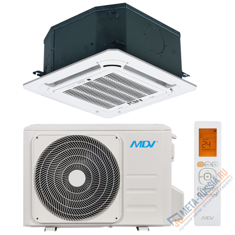 Кассетный кондиционер MDV MDCA4I-18HRFN8/MDOAG-18HDN8 Inverter