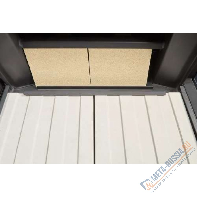 Печь-камин Экокамин Прага три стекла графит (PK 001-02)