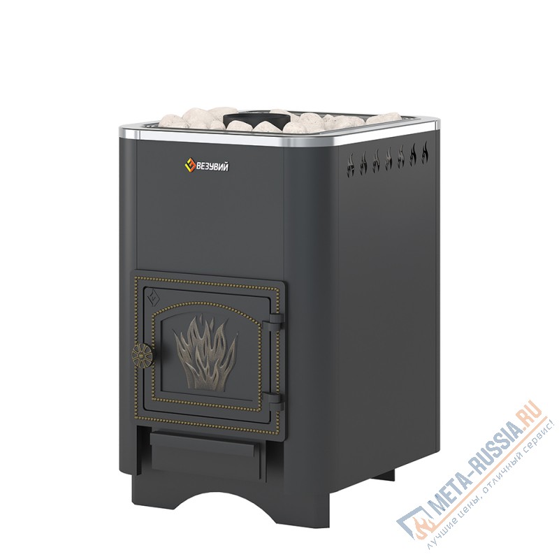 Банная печь ВЕЗУВИЙ Русичъ Антрацит 16 (ДТ-3) б/в