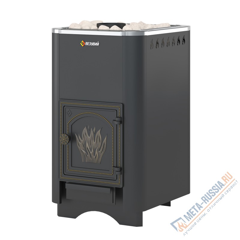 Банная печь ВЕЗУВИЙ Русичъ Антрацит 22 (ДТ-4) б/в