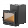 Банная печь ВЕЗУВИЙ Русичъ Антрацит 22 Панорама "М"