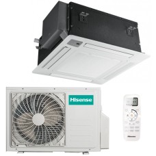 Кондиционер кассетный Hisense AMC-12UR4RCC8/AUW-12U4RS8 Inverter