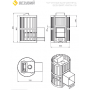 Банная печь ВЕЗУВИЙ Ураган Ковка 16 (224)