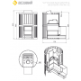 Банная печь ВЕЗУВИЙ Ураган Ковка 22 (ДТ-4)