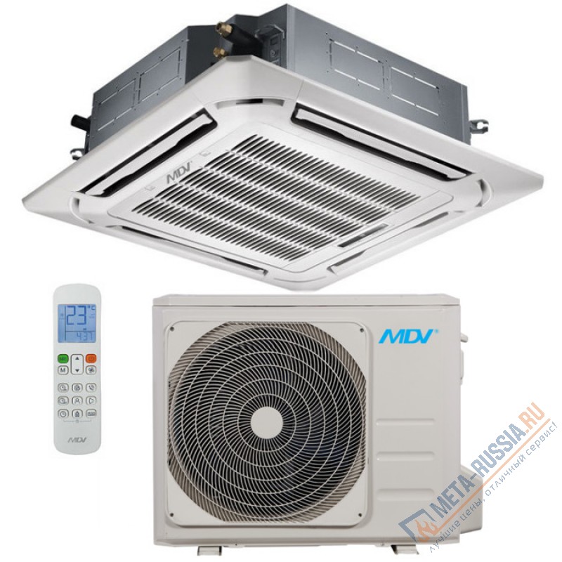 Кассетный кондиционер MDV MDCD-36HRFN8/MDOU-36HFN8 Inverter