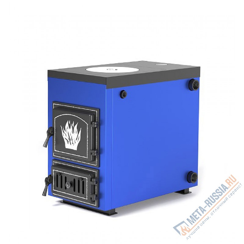 Твердотопливный котел Везувий "Эльбрус-18П" с плитой