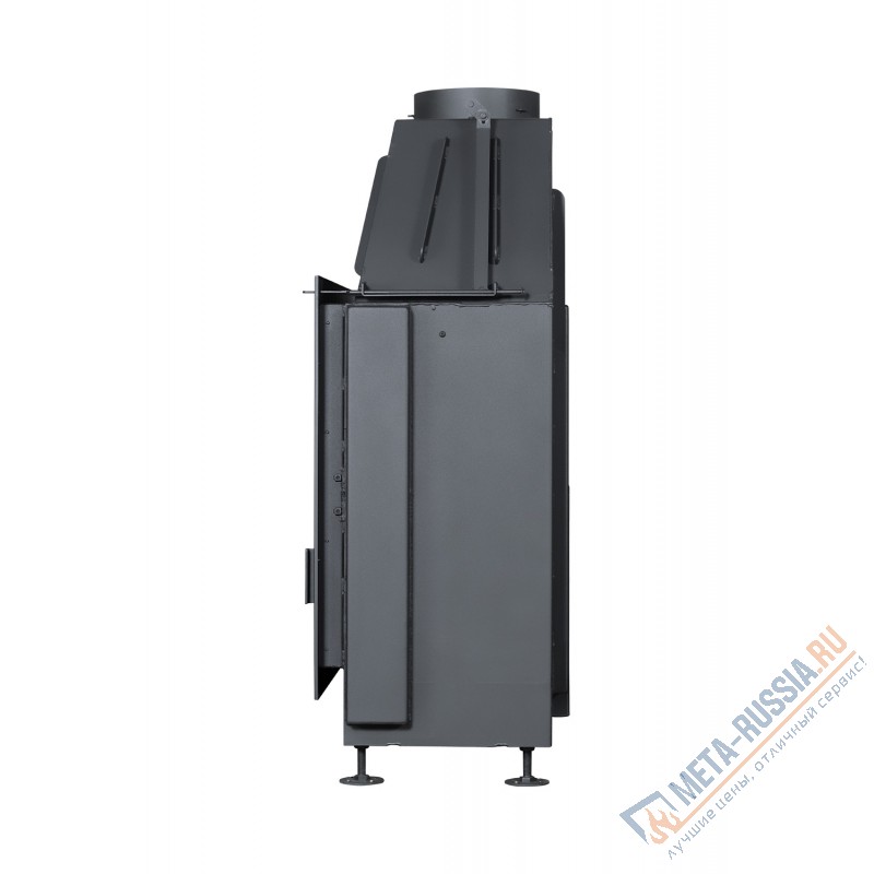 Каминная топка Экокамин Альфа 1000 B подовая черный шамот TA1000B