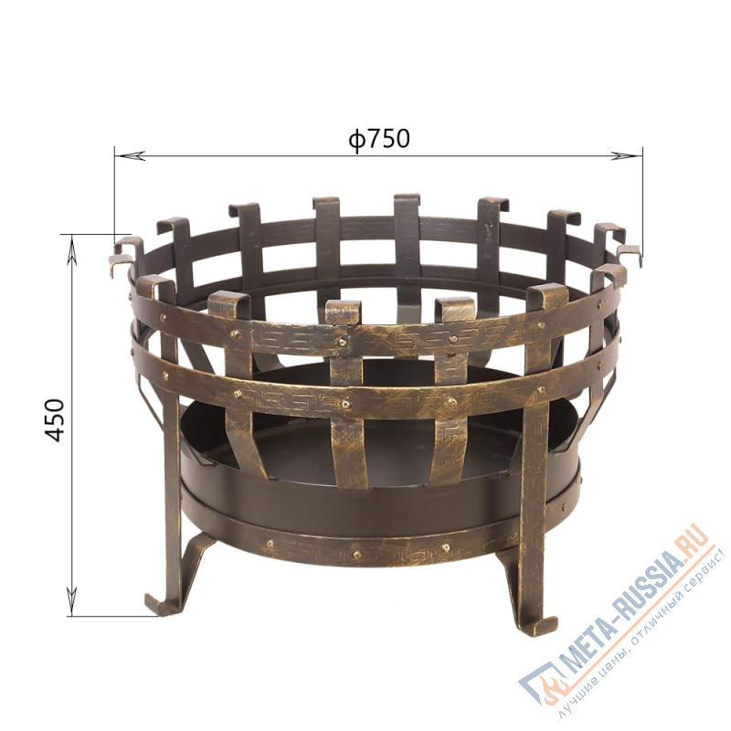 Костровая чаша №5 Везувий