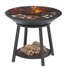 Чугунный Fantastic Grill Везувий 700 Престиж (чаша+подставка престиж+плита Gurman +крышка)