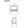 Печь-камин EVEREST F8