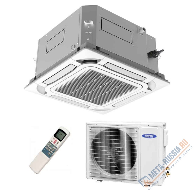 Сплит-система кассетная General Climate GC/GU-4C12HRN2(c)