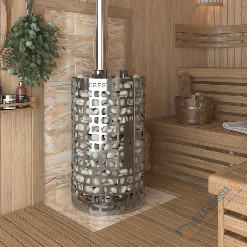 Банная печь Эверест Steam Master 38 INOX (320M)