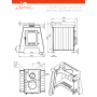 Печь отопительная ASTON "Lesnaya 150"