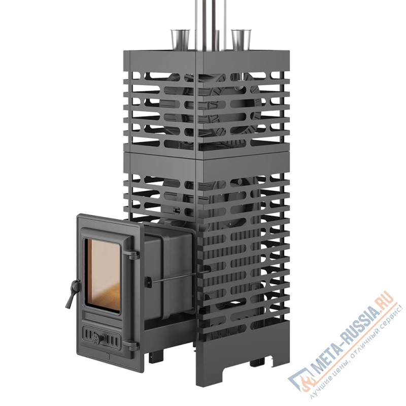 Банная печь ASTON «Шторм Турбопар» Long (чугун)