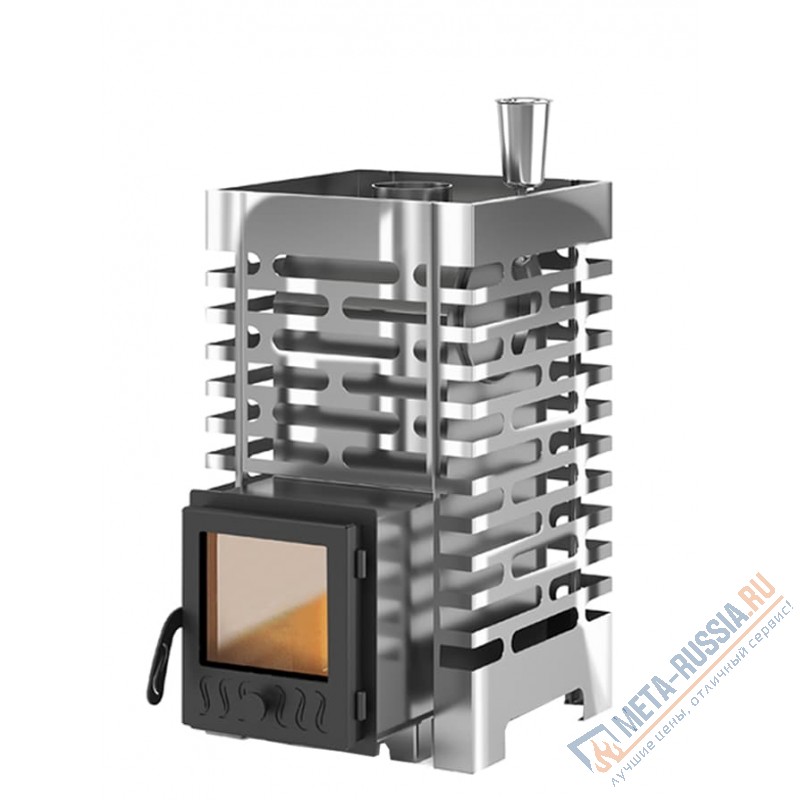 Банная печь ASTON 16 INOX стекло