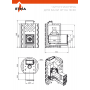 Банная печь ЭТНА 18 (ДТ-4) Закрытая каменка