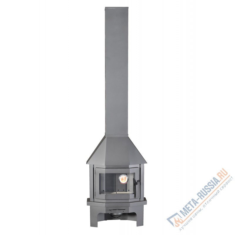 Печь-камин Экокамин МЮНХЕН Мини (пристенно-угловой) графит (PKN176M)