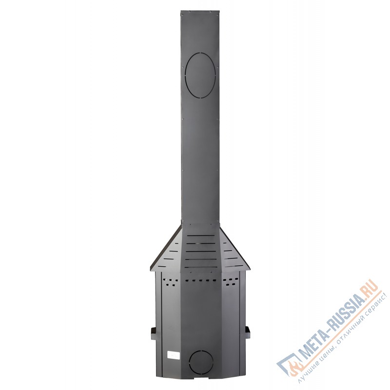 Печь-камин Экокамин МЮНХЕН Мини (пристенно-угловой) графит (PKN176M)